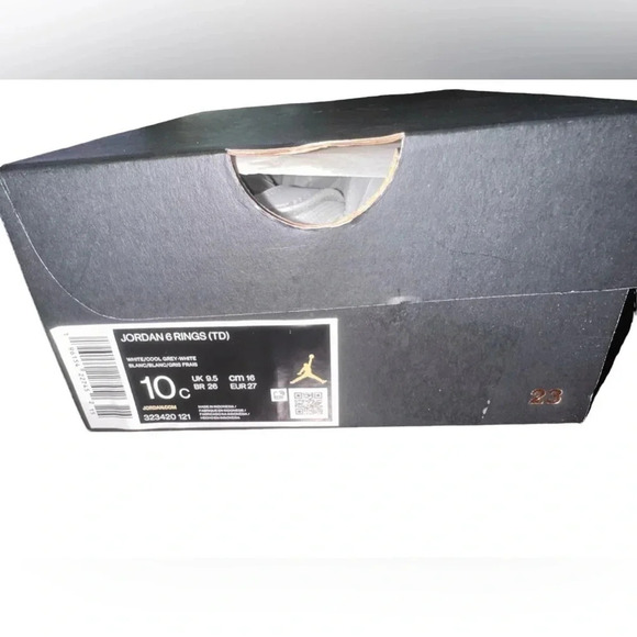 2023 Jordan 6 Rings TD 'White Cool Grey' Size 10 - Picture 7 of 8